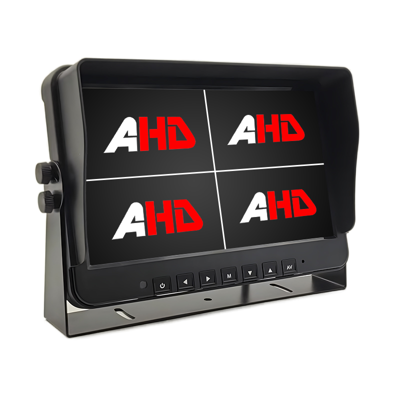 10,1palcový 4AV vstupy Quad View AHD Monitor vozidla