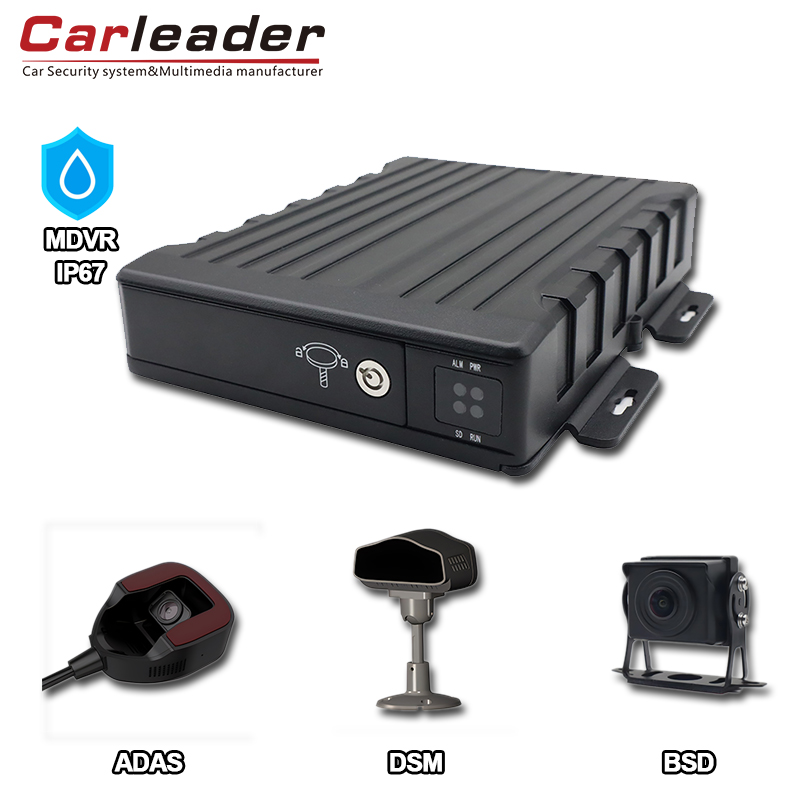 Carleader IP67 vodotěsný AI 4ch SD Mobile DVR: Pokročilé řešení monitorování vozidla