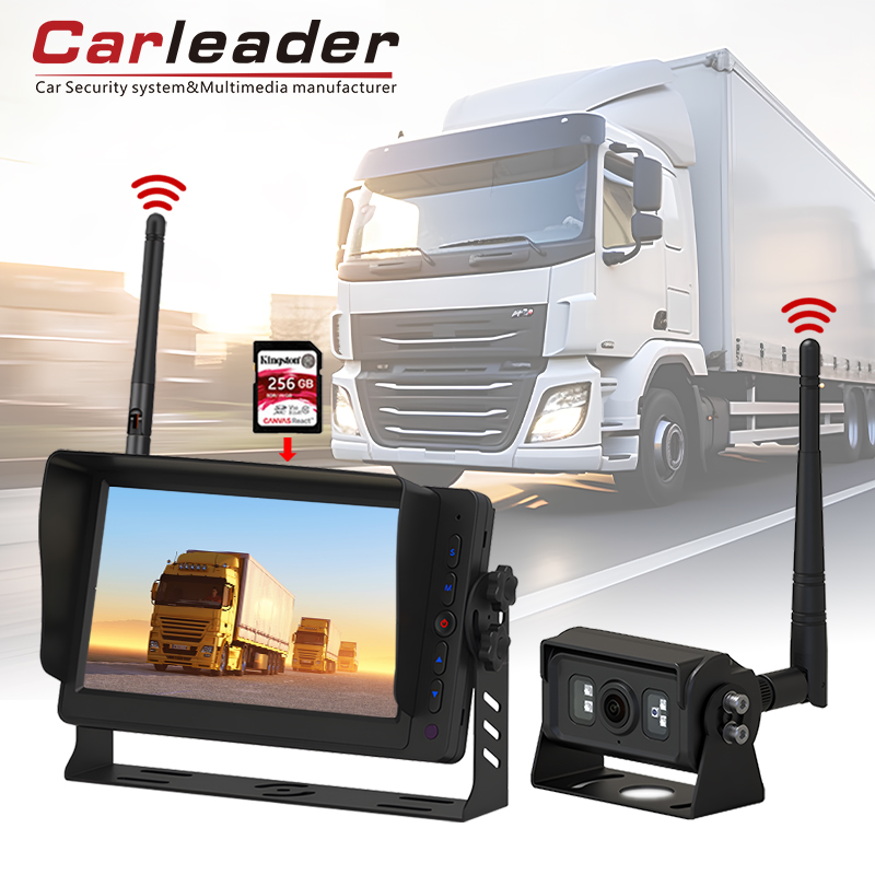 Carleader 7 palcový DVR záznam 2,4 GHz digitální bezdrátový monitorovací systém ---- Zajistěte bezpečnost jízdy