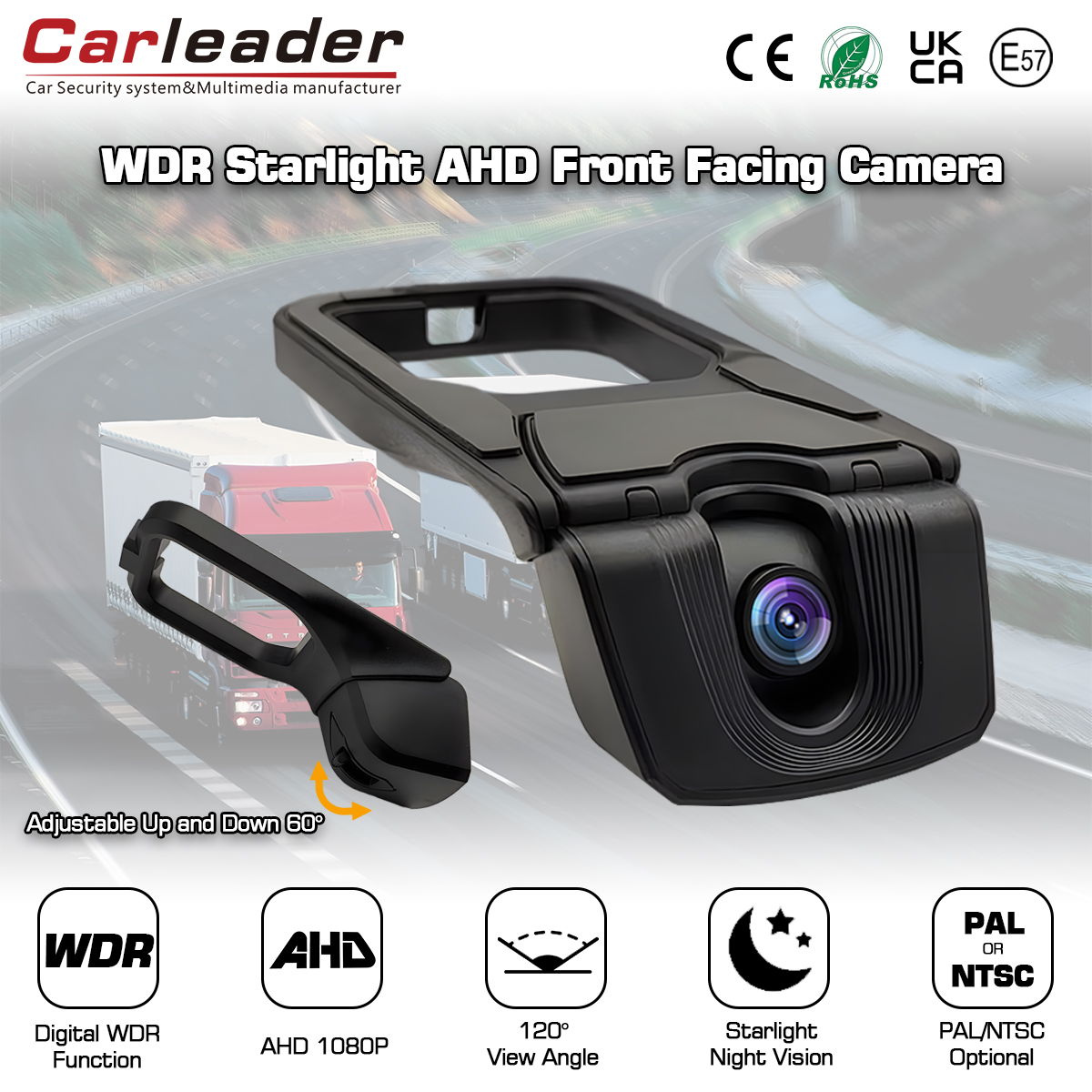 Přední kamera Starlight Vision Carleader s digitální funkcí WDR