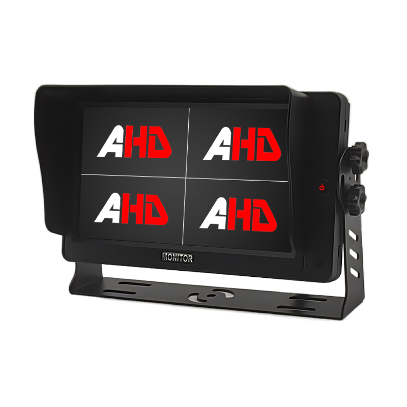 7palcový monitor Carleader s vysokým jasem AHD Quad View pro těžká nákladní vozidla autobusem