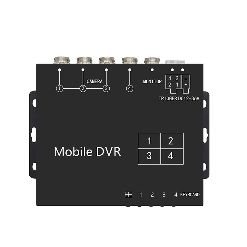4CH AHD Vehicle DVR s 512GB záznamem a rozděleným zobrazením z více kamer