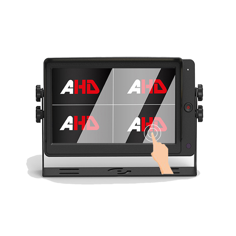 7palcový 4CH Quad Split Display dotykový monitor AHD