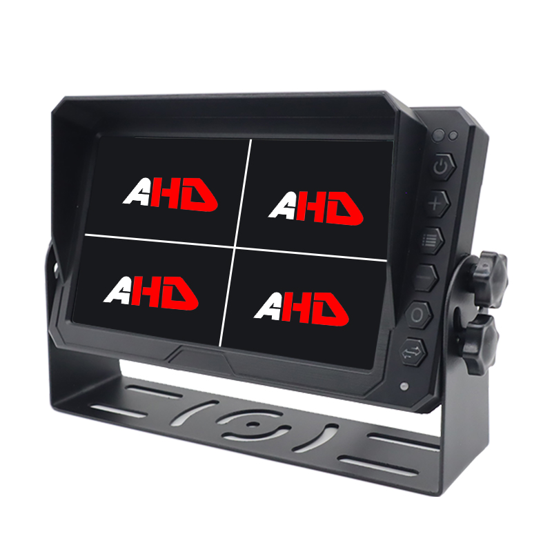 7palcový AHD Quad zadní automobilový monitor pro nákladní automobil