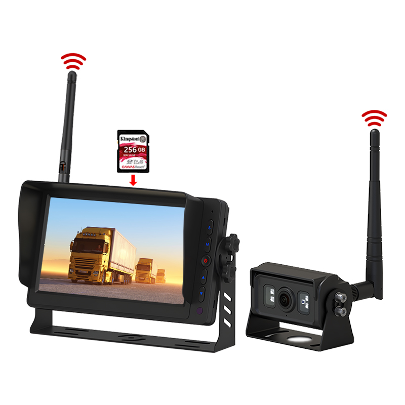 7 palcový DVR záznam 2.4 GHz digitální bezdrátový monitorovací systém