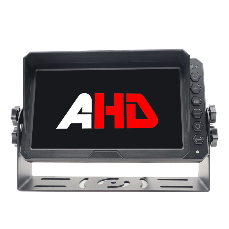 7palcový LCD 2CH AHD monitor pro těžká nákladní vozidla