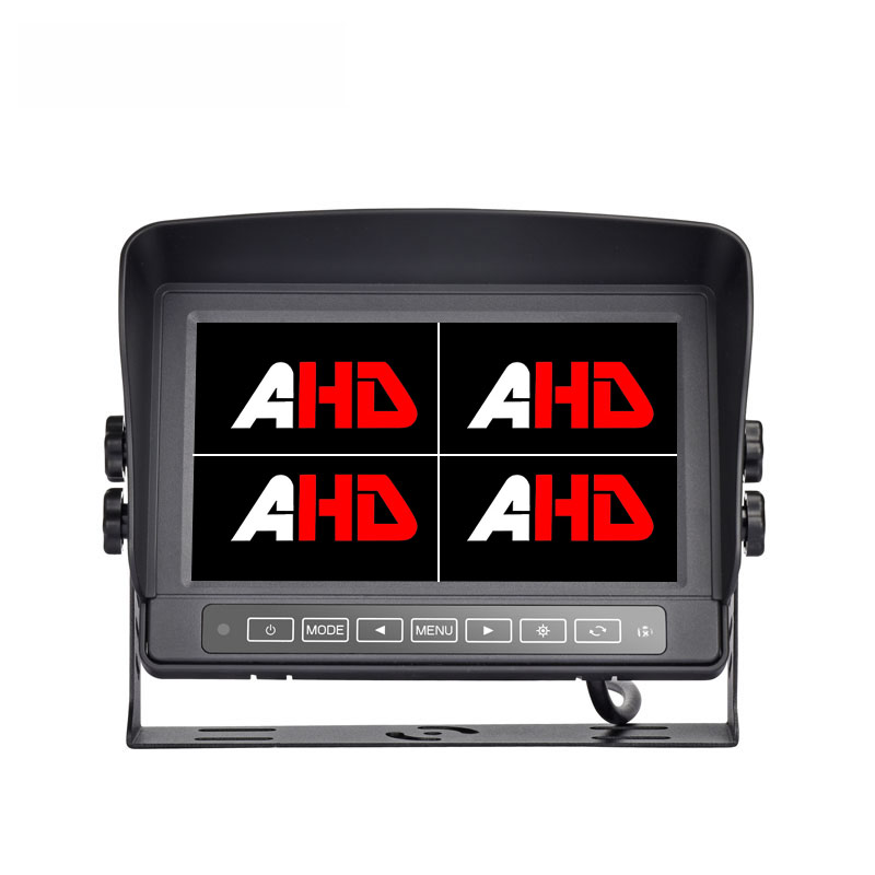 7palcový vodotěsný čtyřpalcový AHD monitor s kovovým krytem a dotykovým ovládáním