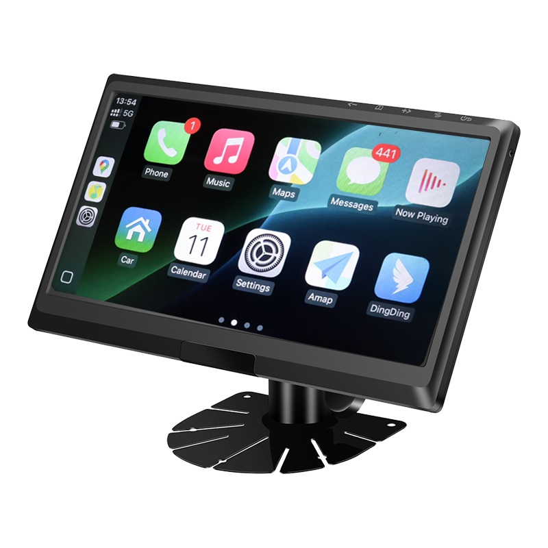 9palcový IPS vstup signálu AHD Monitor vozidla Podpora CarPlay Multimedia